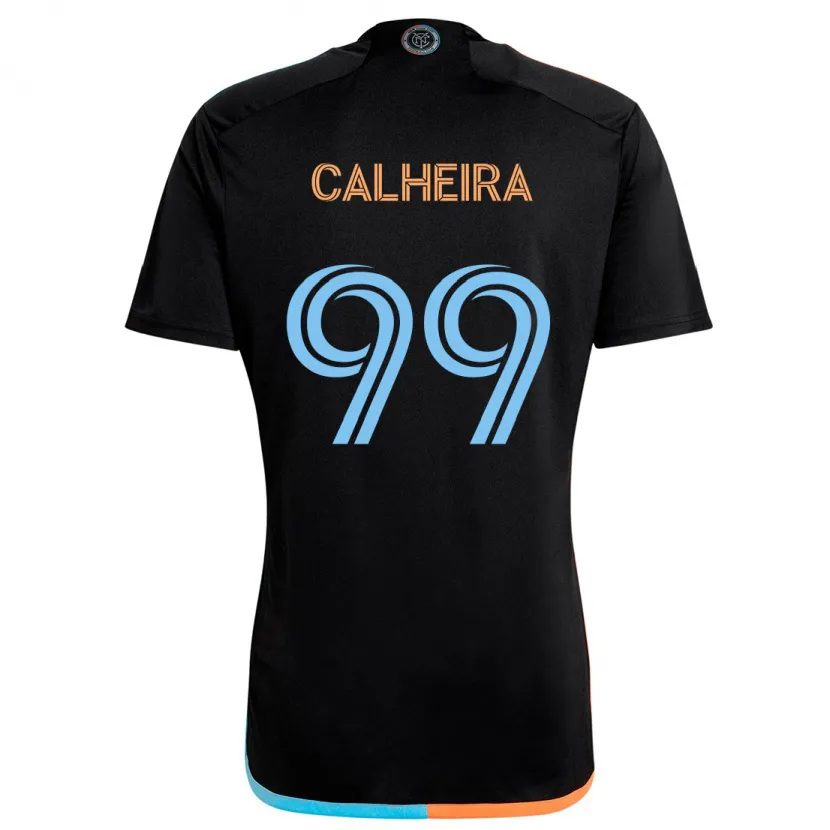 Danxen Men Taylor Calheira #99 Black Orange Blue Away Jersey 2024/25 T-Shirt