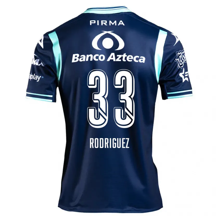 Danxen Men Jorge Rodríguez #33 Navy Blue Away Jersey 2024/25 T-Shirt