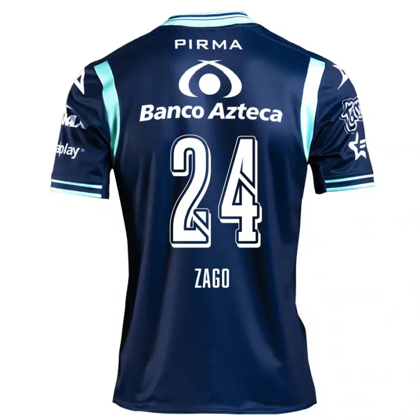 Danxen Men Diego Zago #24 Navy Blue Away Jersey 2024/25 T-Shirt