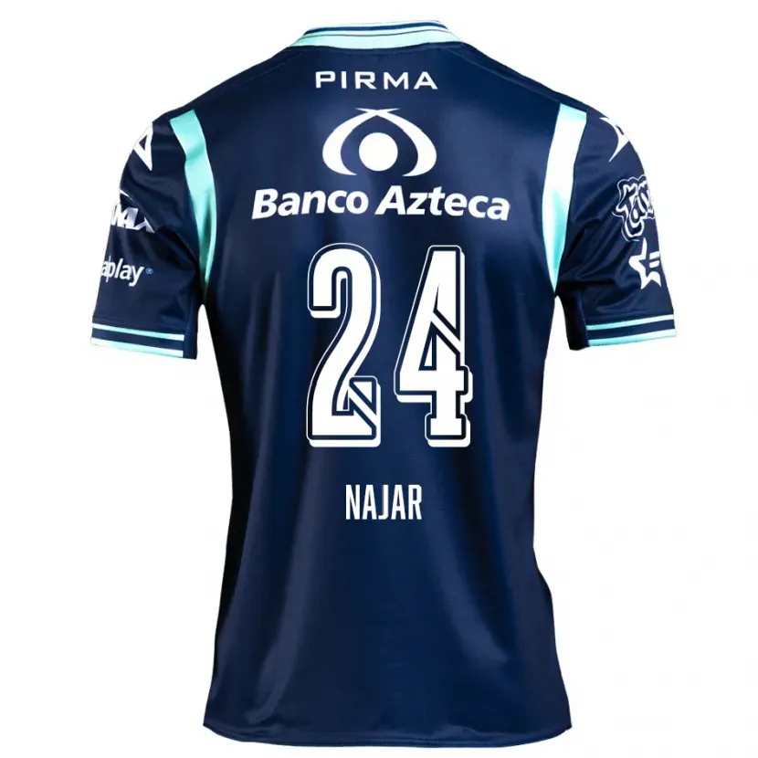 Danxen Men Ivonne Najar #24 Navy Blue Away Jersey 2024/25 T-Shirt