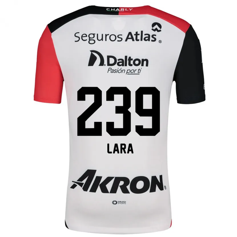 Danxen Men Guadalupe Lara #239 White Red Black Away Jersey 2024/25 T-Shirt