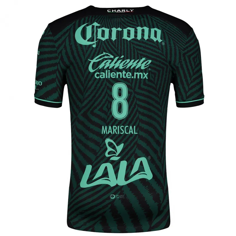 Danxen Men Salvador Mariscal #8 Black Green Away Jersey 2024/25 T-Shirt