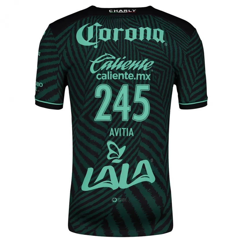 Danxen Men Samuel Avitia #245 Black Green Away Jersey 2024/25 T-Shirt