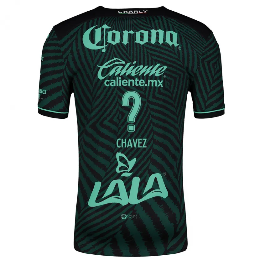 Danxen Men Justin Chavez #0 Black Green Away Jersey 2024/25 T-Shirt