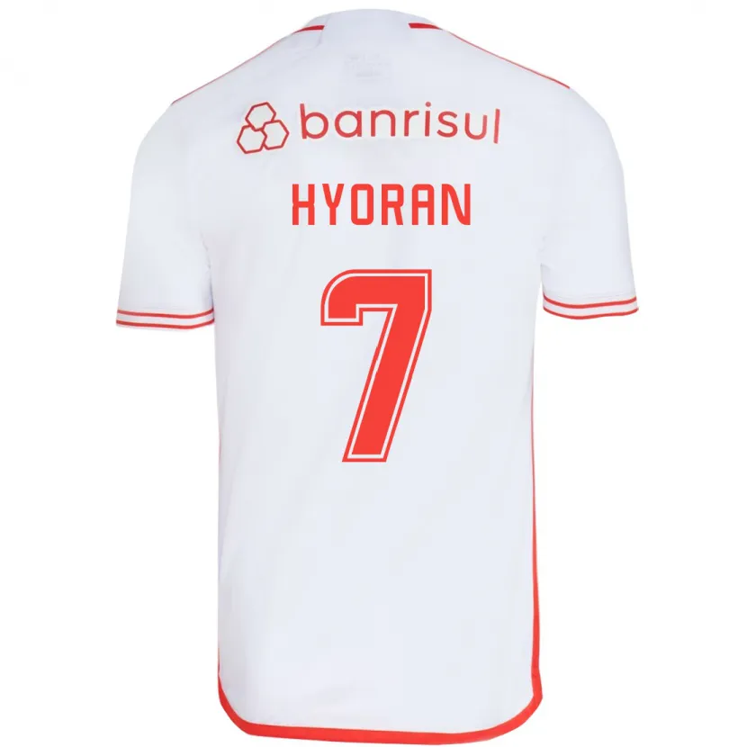 Danxen Men Hyoran #7 White Red Away Jersey 2024/25 T-Shirt