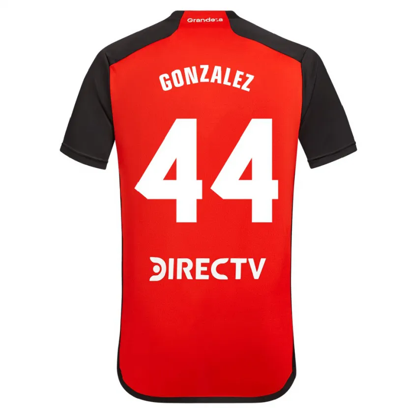 Danxen Men Alexis González #44 Red Black White Away Jersey 2024/25 T-Shirt