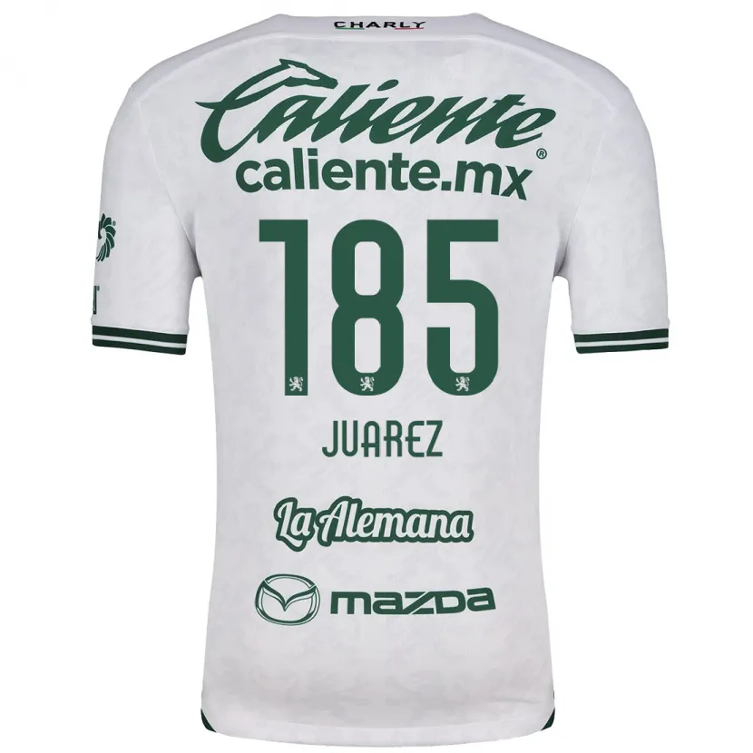 Danxen Men Moisés Juárez #185 White Green Away Jersey 2024/25 T-Shirt