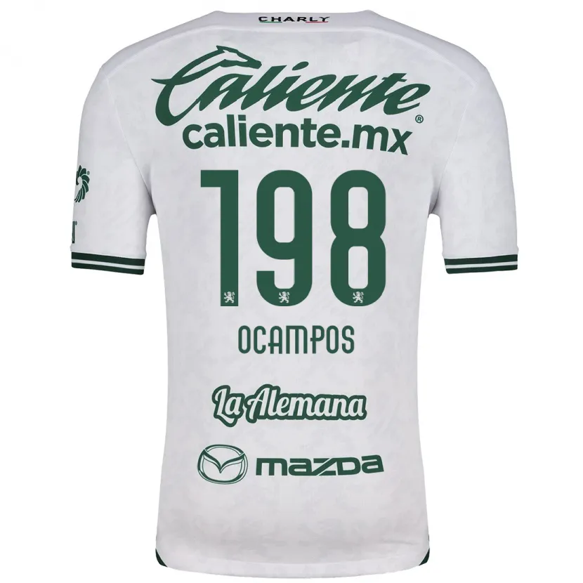 Danxen Men Omar Ocampos #198 White Green Away Jersey 2024/25 T-Shirt