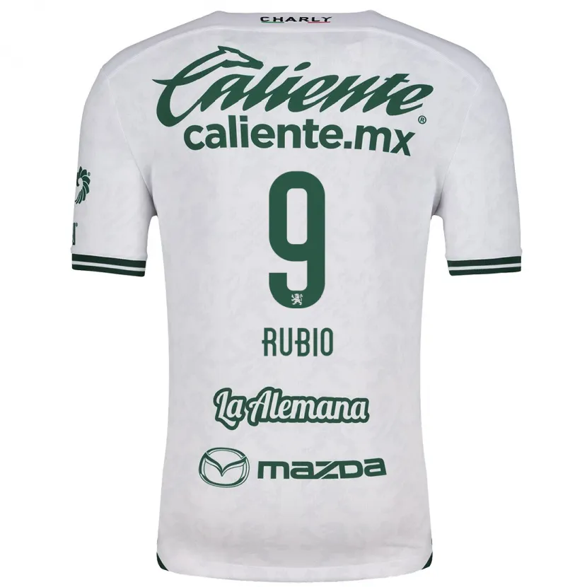 Danxen Men Brian Rubio #9 White Green Away Jersey 2024/25 T-Shirt