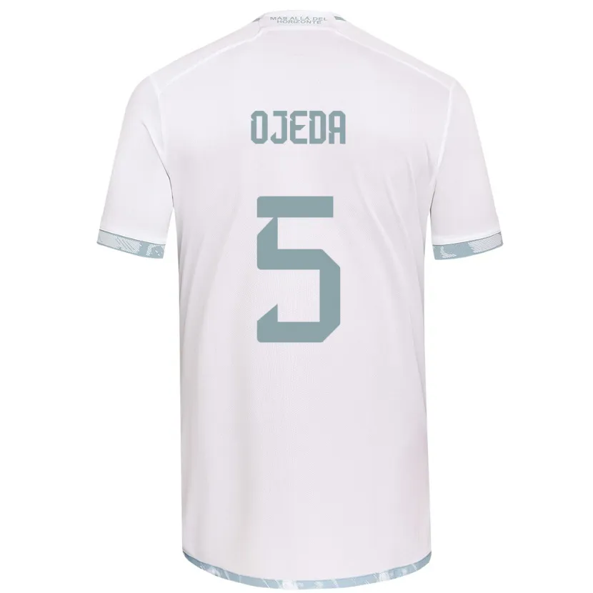 Danxen Men Emmanuel Ojeda #5 White Grey Away Jersey 2024/25 T-Shirt