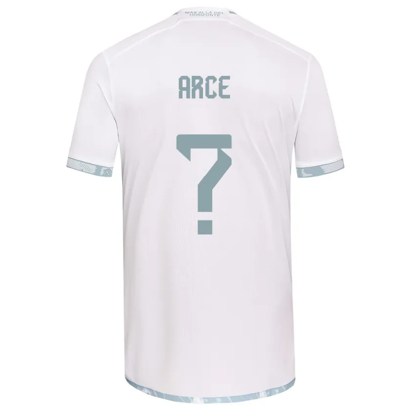 Danxen Men Agustín Arce #0 White Grey Away Jersey 2024/25 T-Shirt