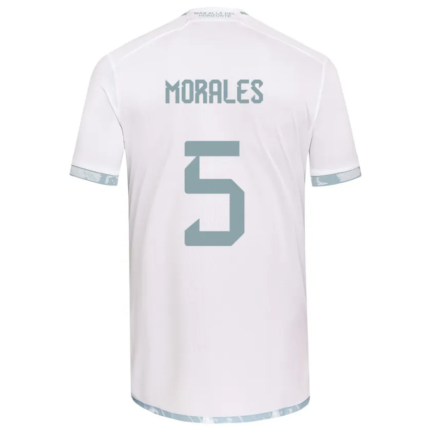 Danxen Men Mariana Morales #5 White Grey Away Jersey 2024/25 T-Shirt