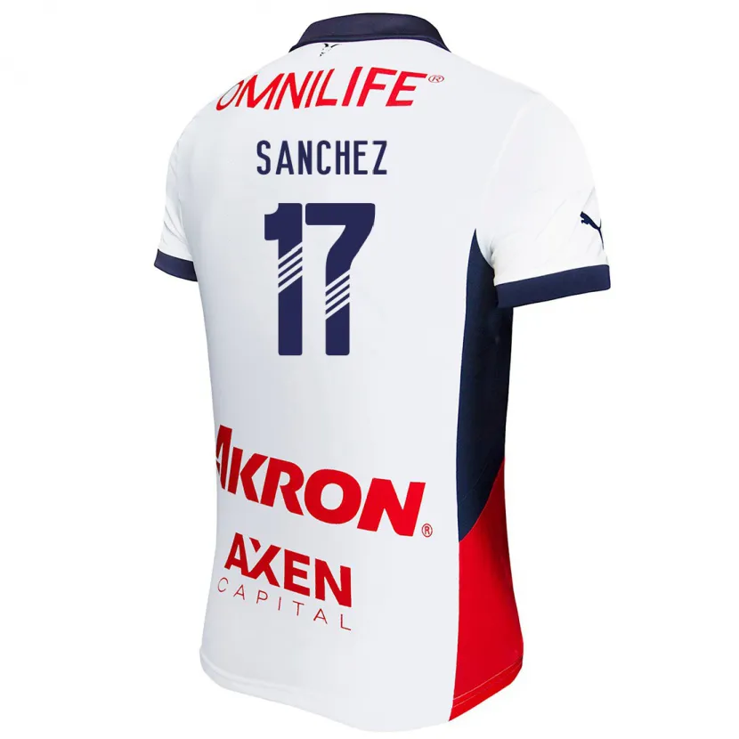 Danxen Men Jesús Sánchez #17 White Red Blue Away Jersey 2024/25 T-Shirt