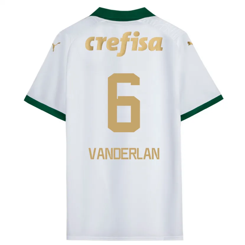 Danxen Men Vanderlan #6 White Green Away Jersey 2024/25 T-Shirt