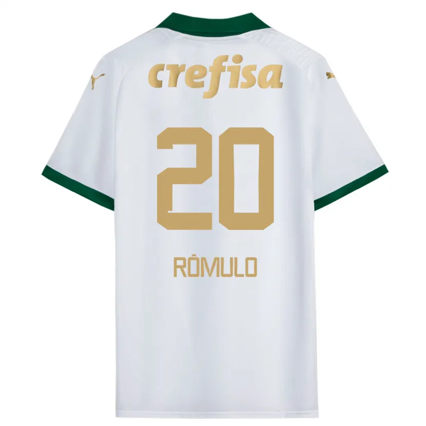 Danxen Men Rômulo #20 White Green Away Jersey 2024/25 T-Shirt