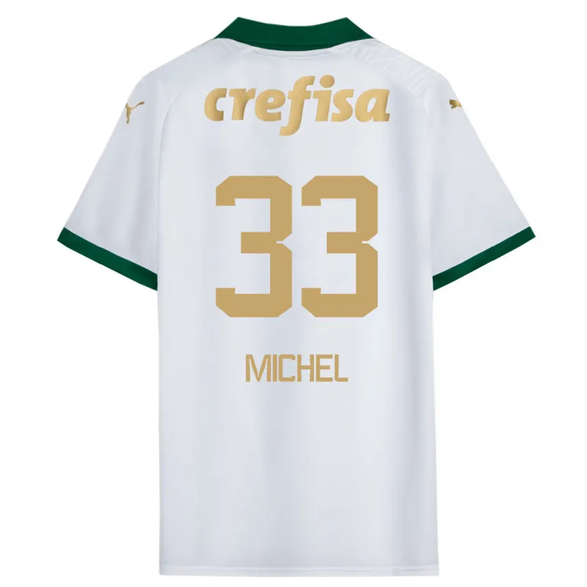 Danxen Men Michel #33 White Green Away Jersey 2024/25 T-Shirt