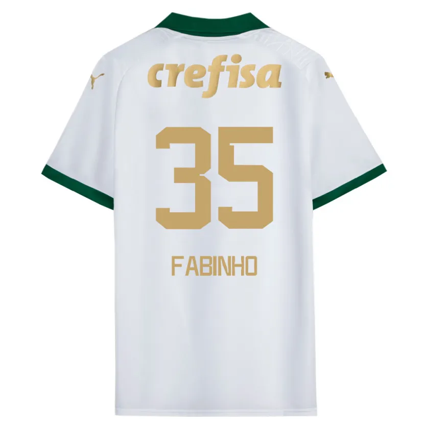 Danxen Men Fabinho #35 White Green Away Jersey 2024/25 T-Shirt