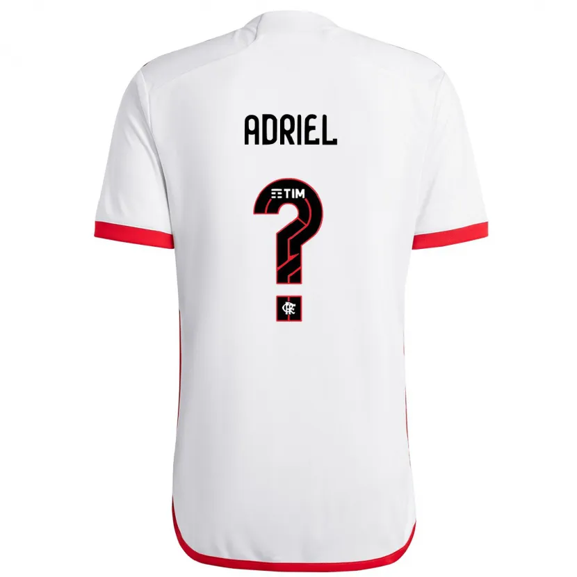 Danxen Men Adriel #0 White Red Away Jersey 2024/25 T-Shirt