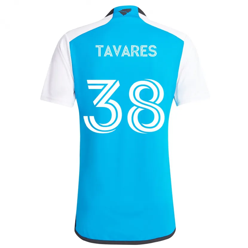 Danxen Women Iuri Tavares #38 Blue White Home Jersey 2024/25 T-Shirt