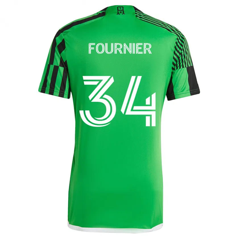 Danxen Women Drake Fournier #34 Green Black Home Jersey 2024/25 T-Shirt