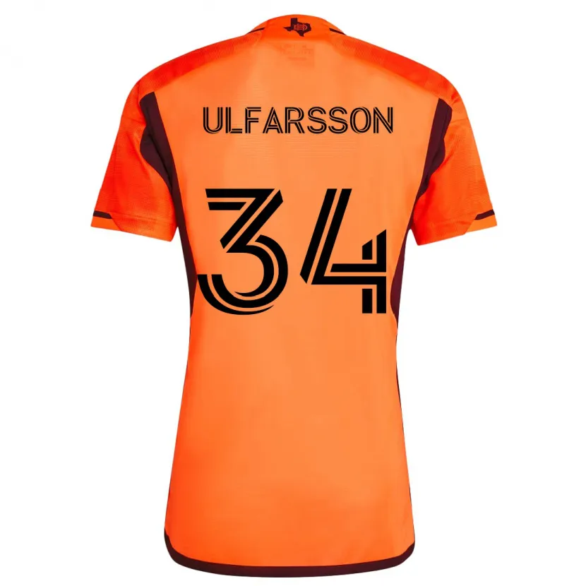 Danxen Women Thor Úlfarsson #34 Orange Black Home Jersey 2024/25 T-Shirt