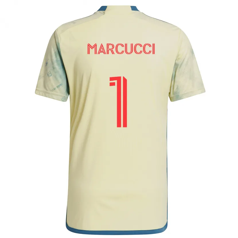 Danxen Women Aj Marcucci #1 Yellow Red Blue Home Jersey 2024/25 T-Shirt