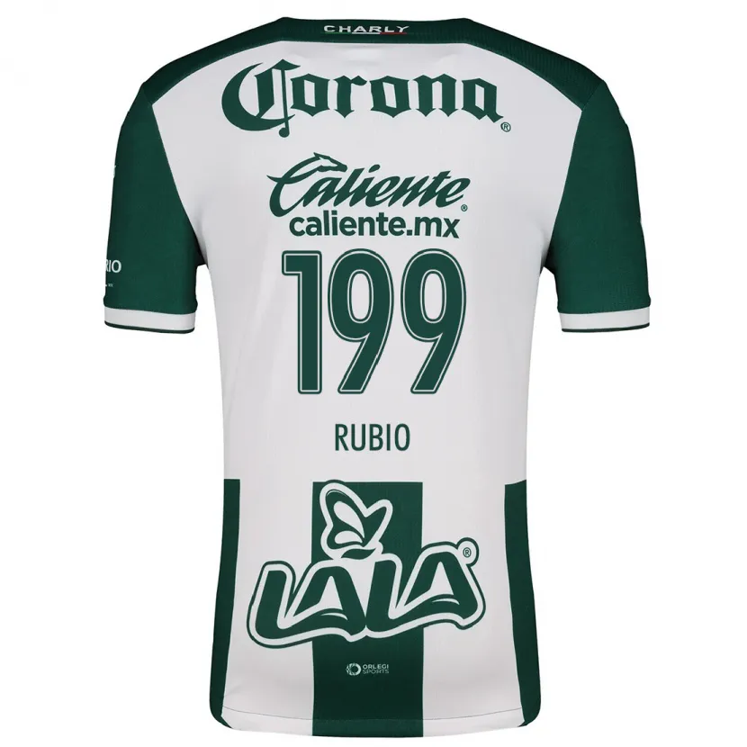 Danxen Women Ronaldo Rubio #199 Green White Home Jersey 2024/25 T-Shirt