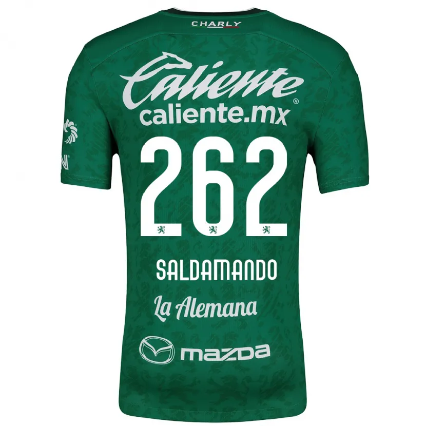 Danxen Women José Saldamando #262 Green White Home Jersey 2024/25 T-Shirt