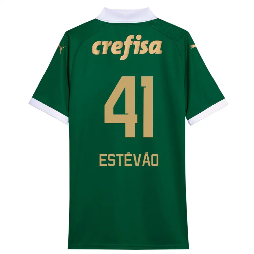 Danxen Women Estêvão #41 Green White Home Jersey 2024/25 T-Shirt