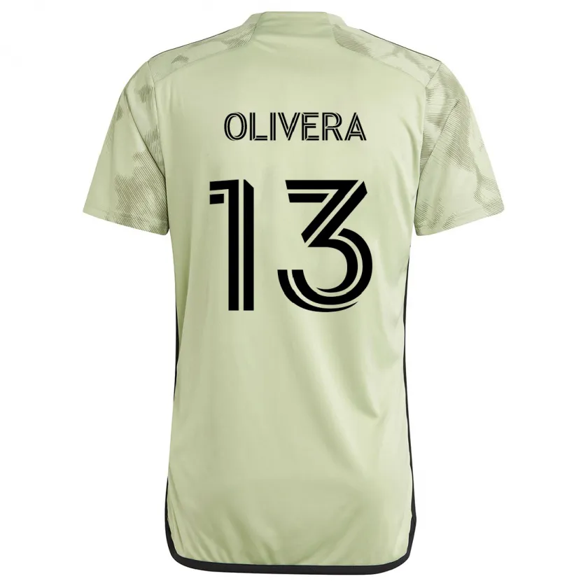 Danxen Women Cristian Olivera #13 Light Green Away Jersey 2024/25 T-Shirt