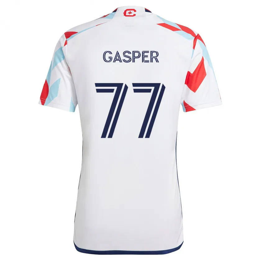 Danxen Women Chase Gasper #77 White Red Blue Away Jersey 2024/25 T-Shirt