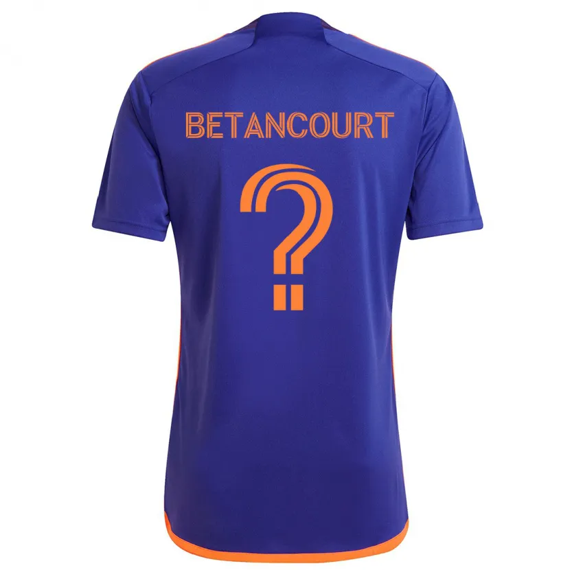 Danxen Women Noah Betancourt #0 Purple Orange Away Jersey 2024/25 T-Shirt