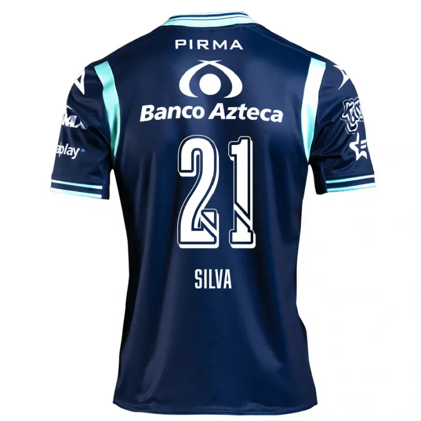 Danxen Women Gastón Silva #21 Navy Blue Away Jersey 2024/25 T-Shirt