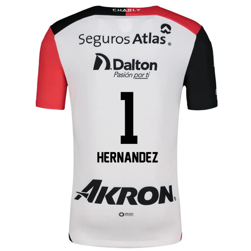 Danxen Women José Hernández #1 White Red Black Away Jersey 2024/25 T-Shirt