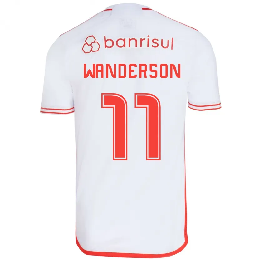 Danxen Women Wanderson #11 White Red Away Jersey 2024/25 T-Shirt