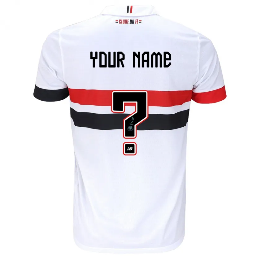 Danxen Kid Your Name #0 White Red Black Home Jersey 2024/25 T-Shirt