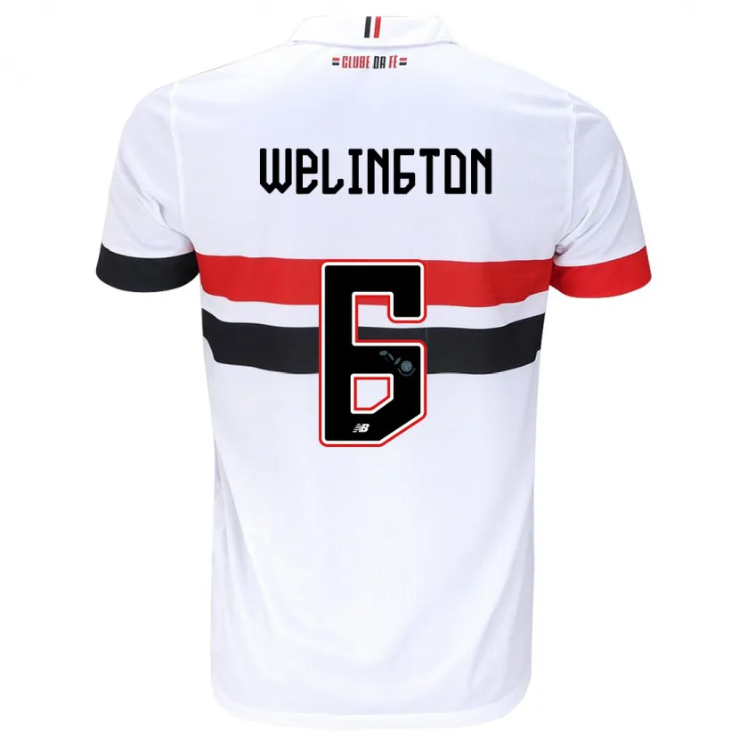 Danxen Kid Welington #6 White Red Black Home Jersey 2024/25 T-Shirt