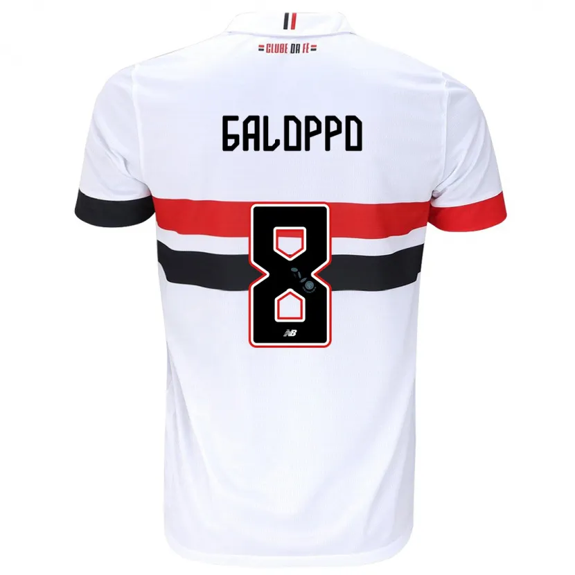 Danxen Kid Giuliano Galoppo #8 White Red Black Home Jersey 2024/25 T-Shirt