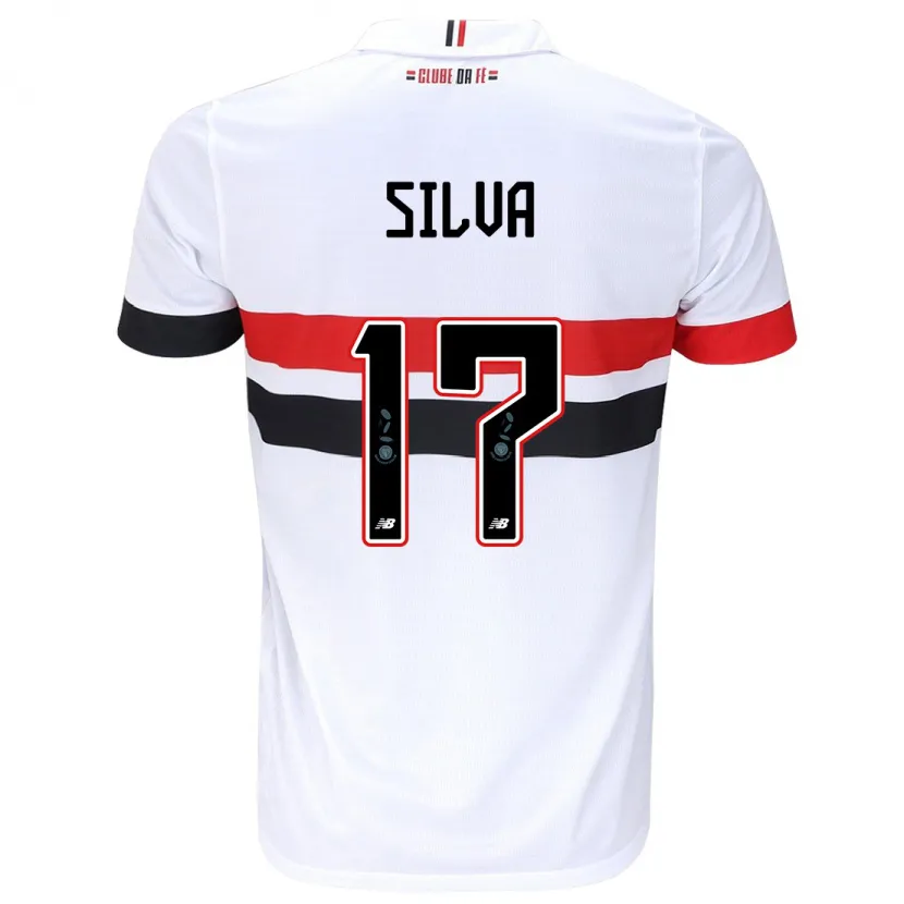 Danxen Kid André Silva #17 White Red Black Home Jersey 2024/25 T-Shirt