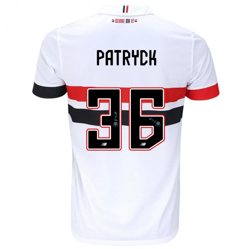 Danxen Kid Patryck #36 White Red Black Home Jersey 2024/25 T-Shirt