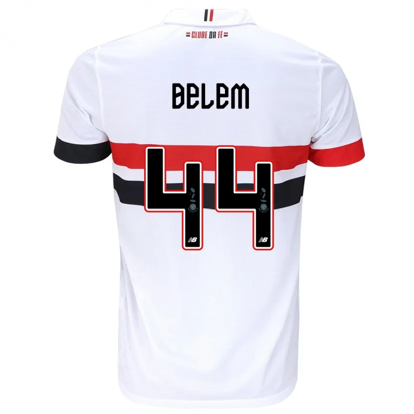 Danxen Kid Matheus Belém #44 White Red Black Home Jersey 2024/25 T-Shirt