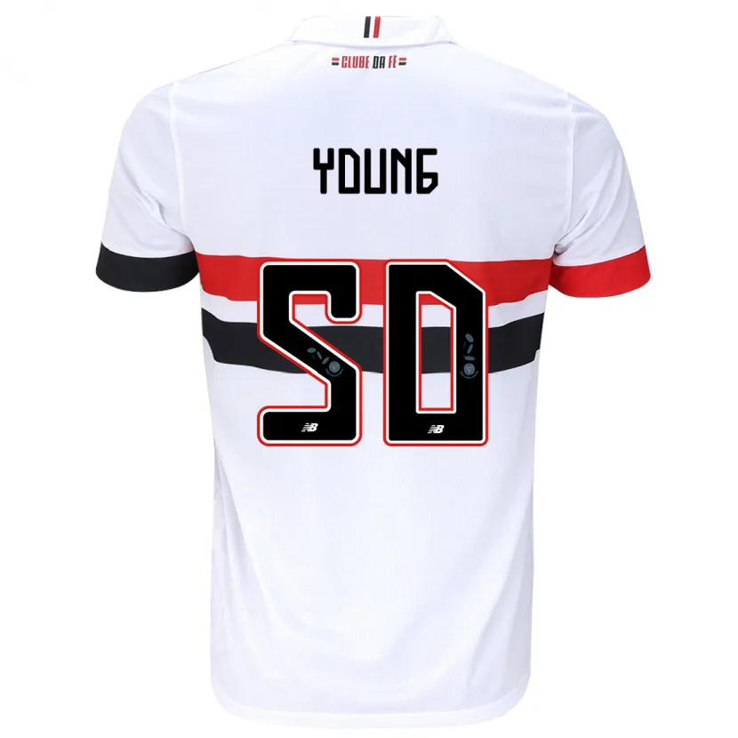 Danxen Kid Young #50 White Red Black Home Jersey 2024/25 T-Shirt