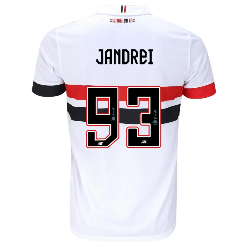 Danxen Kid Jandrei #93 White Red Black Home Jersey 2024/25 T-Shirt