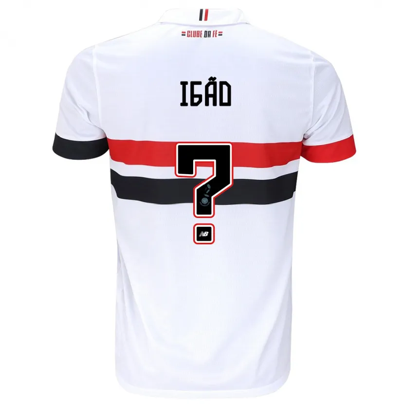 Danxen Kid Igão #0 White Red Black Home Jersey 2024/25 T-Shirt