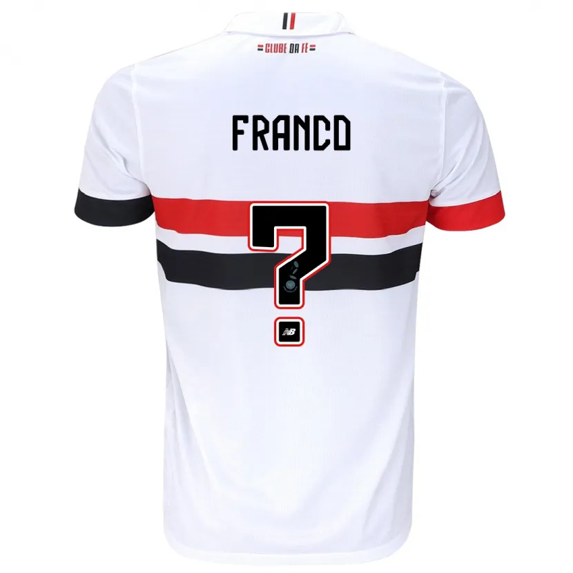 Danxen Kid Franco #0 White Red Black Home Jersey 2024/25 T-Shirt