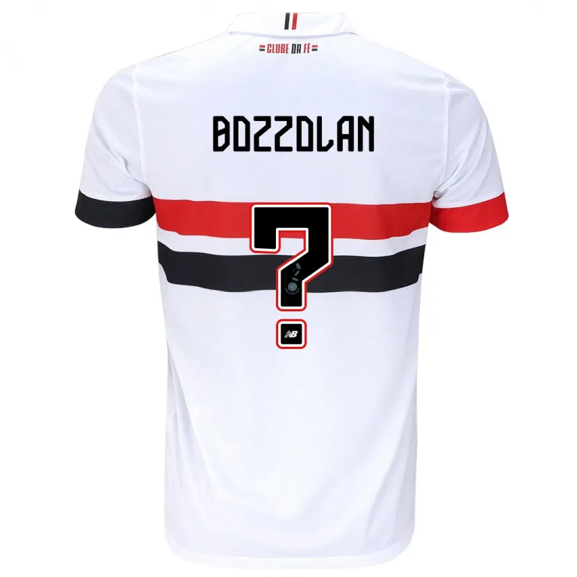 Danxen Kid Gabriel Bozzolan #0 White Red Black Home Jersey 2024/25 T-Shirt