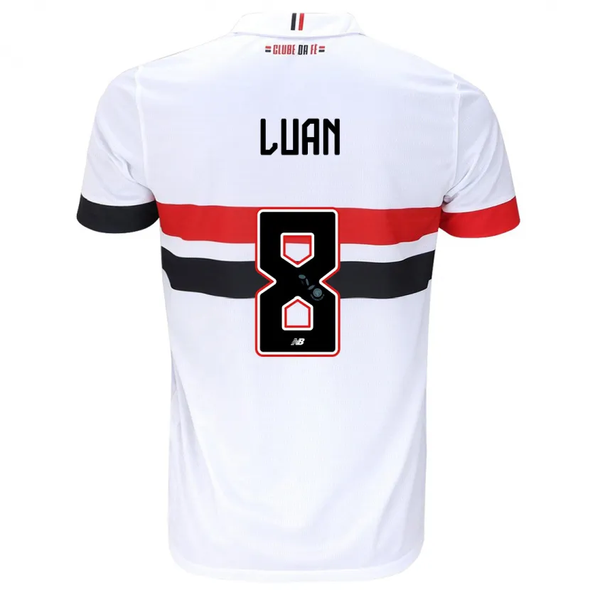 Danxen Kid Luan #8 White Red Black Home Jersey 2024/25 T-Shirt