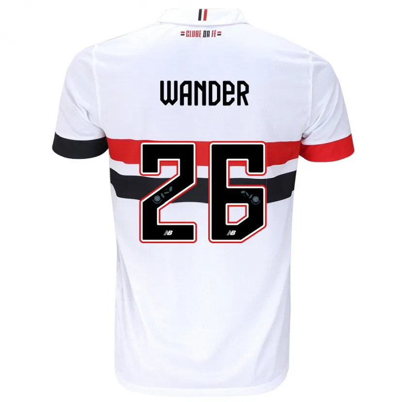 Danxen Kid Talles Wander #26 White Red Black Home Jersey 2024/25 T-Shirt