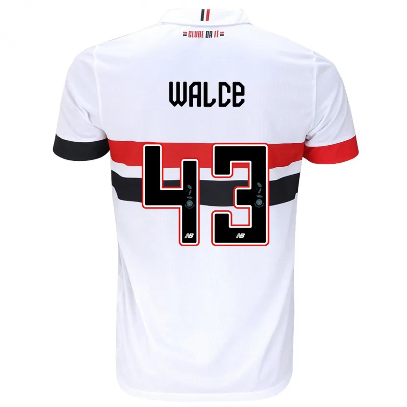 Danxen Kid Walce #43 White Red Black Home Jersey 2024/25 T-Shirt