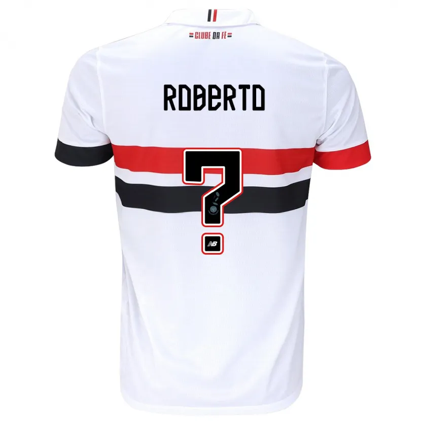 Danxen Kid Roberto #0 White Red Black Home Jersey 2024/25 T-Shirt